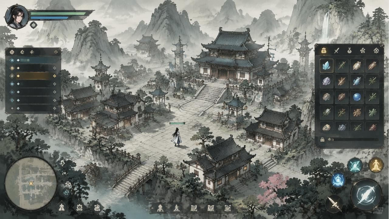 鬼谷八荒 操作界面 详情图